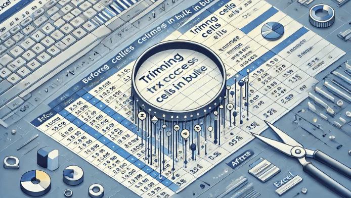 How to Trim Cells in Excel in Bulk for Free?