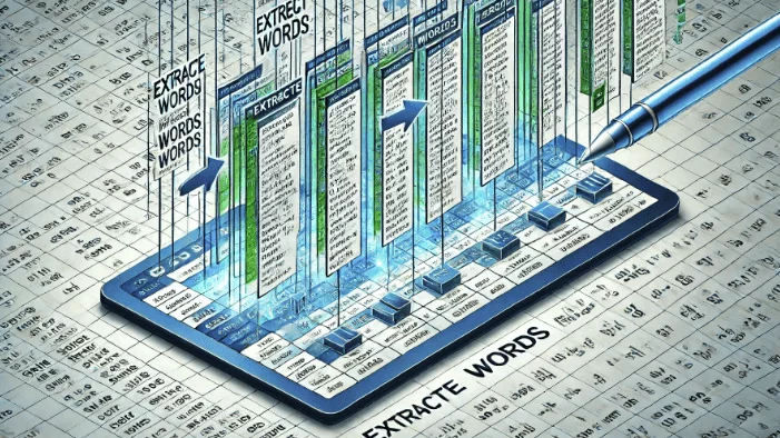 How to Extract Words in Excel in Bulk for Free?