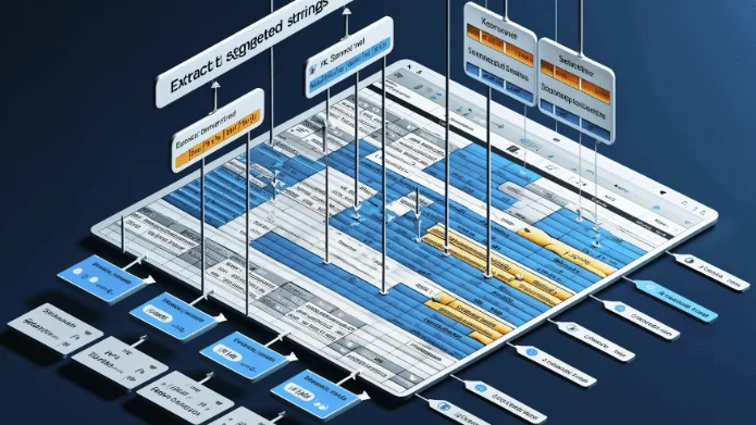 How to Extract Segmented Strings in Excel in Bulk for Free?