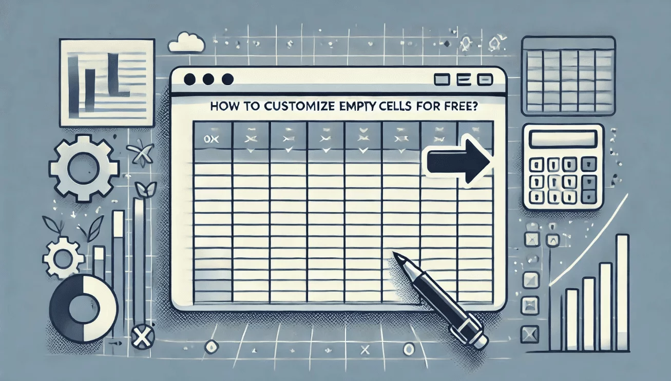 How to Customize Filling Empty Cells in Excel for Free?