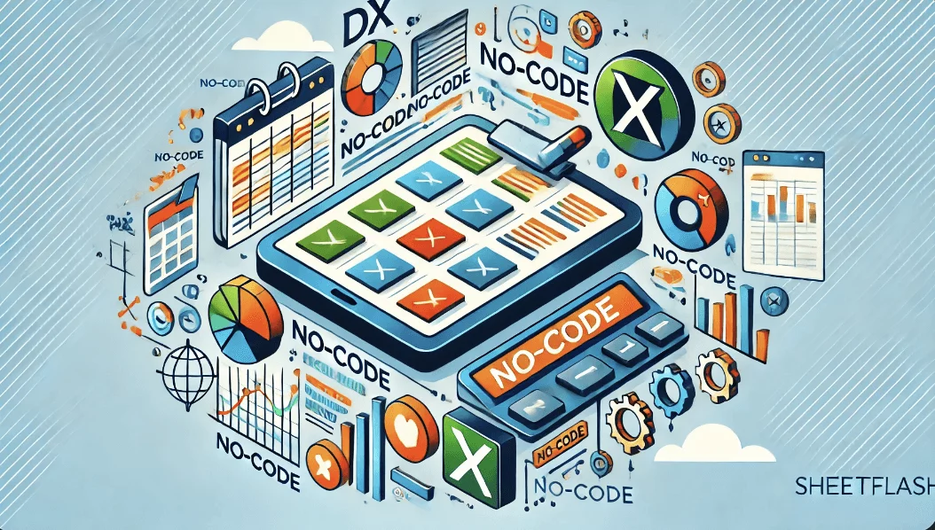 Accelerate DX with Excel Workflow Visualization and Automation | How to Achieve It with the No-Code Tool SheetFlash