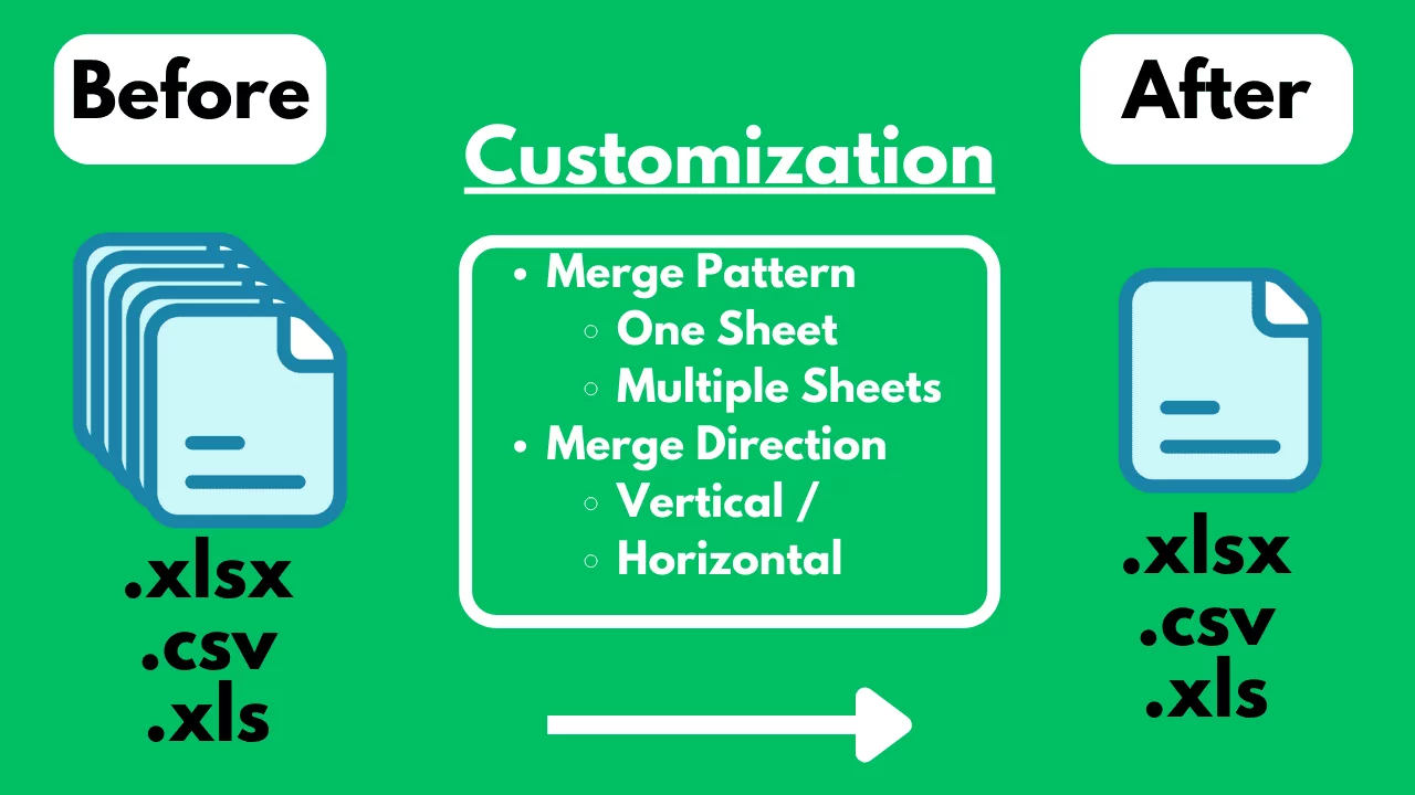 How to Merge Multiple Excel / CSV Files for Free?